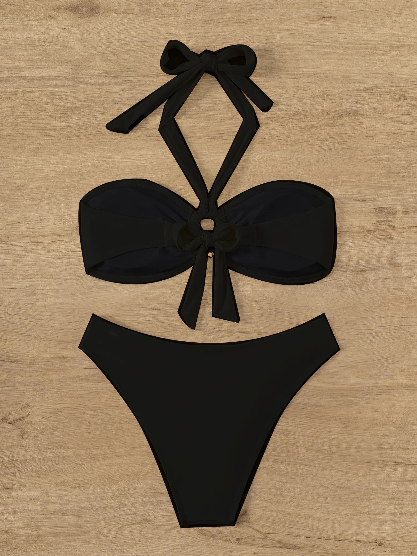 Ensemble bikini bandeau push-up sexy 2026 - Maillot de bain brésilien string pour femme