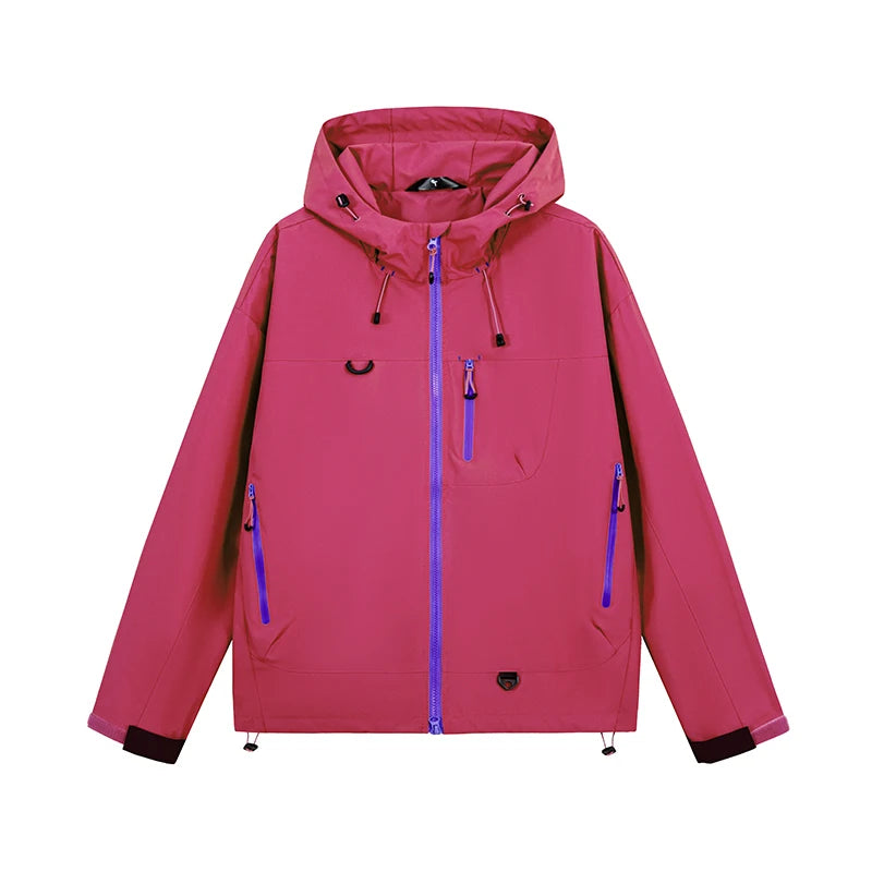 Veste Randonnée Imperméable Coupe-vent — Pêche, Camping & Escalade Unisexe