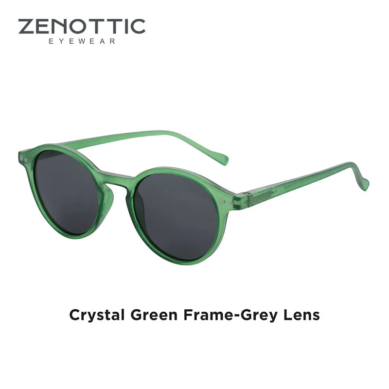Lunettes de soleil polarisées circulaires rétro 2026 — petites rondes, UV400, vintage, hommes femmes