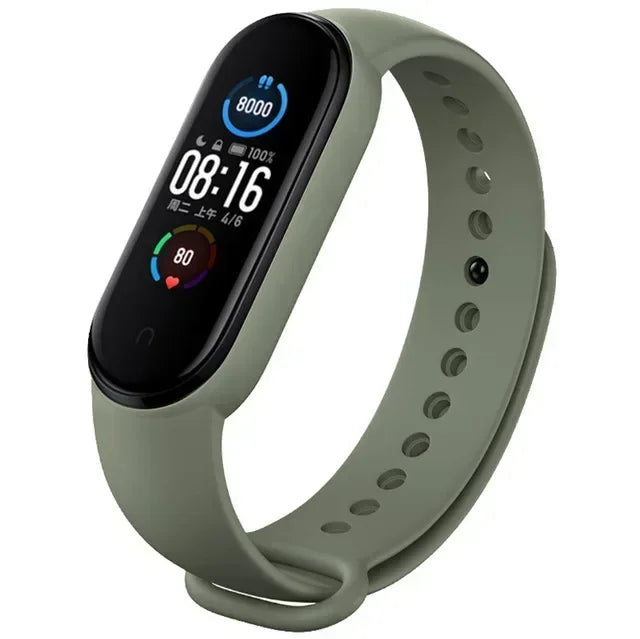 Watch Straps for Xiaomi Mi Band 7 6 5 4 3 Silicone Bracelet Wristbands MiBand 3/4 band5 band6 Smart Watch Accessories