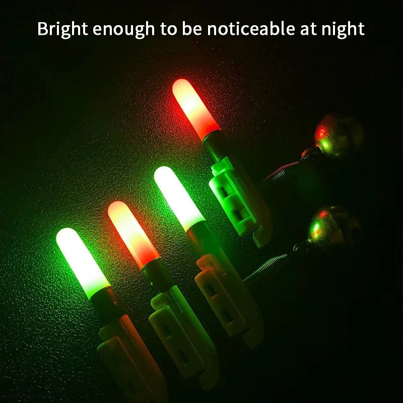 Bâton Lumineux Rechargeable USB avec Cloche & Flotteur — Alarme Morsure Pêche