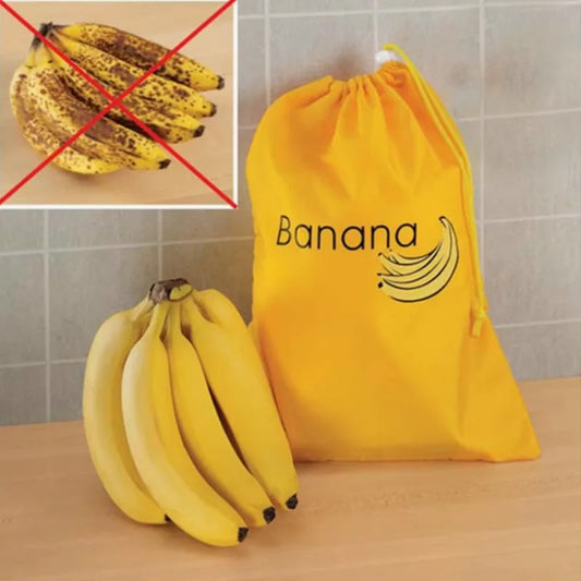 Insulated Produce Saver – Reusable Storage Organizer for Bananas, Lettuce & Vegetables (Drawstring Closure)