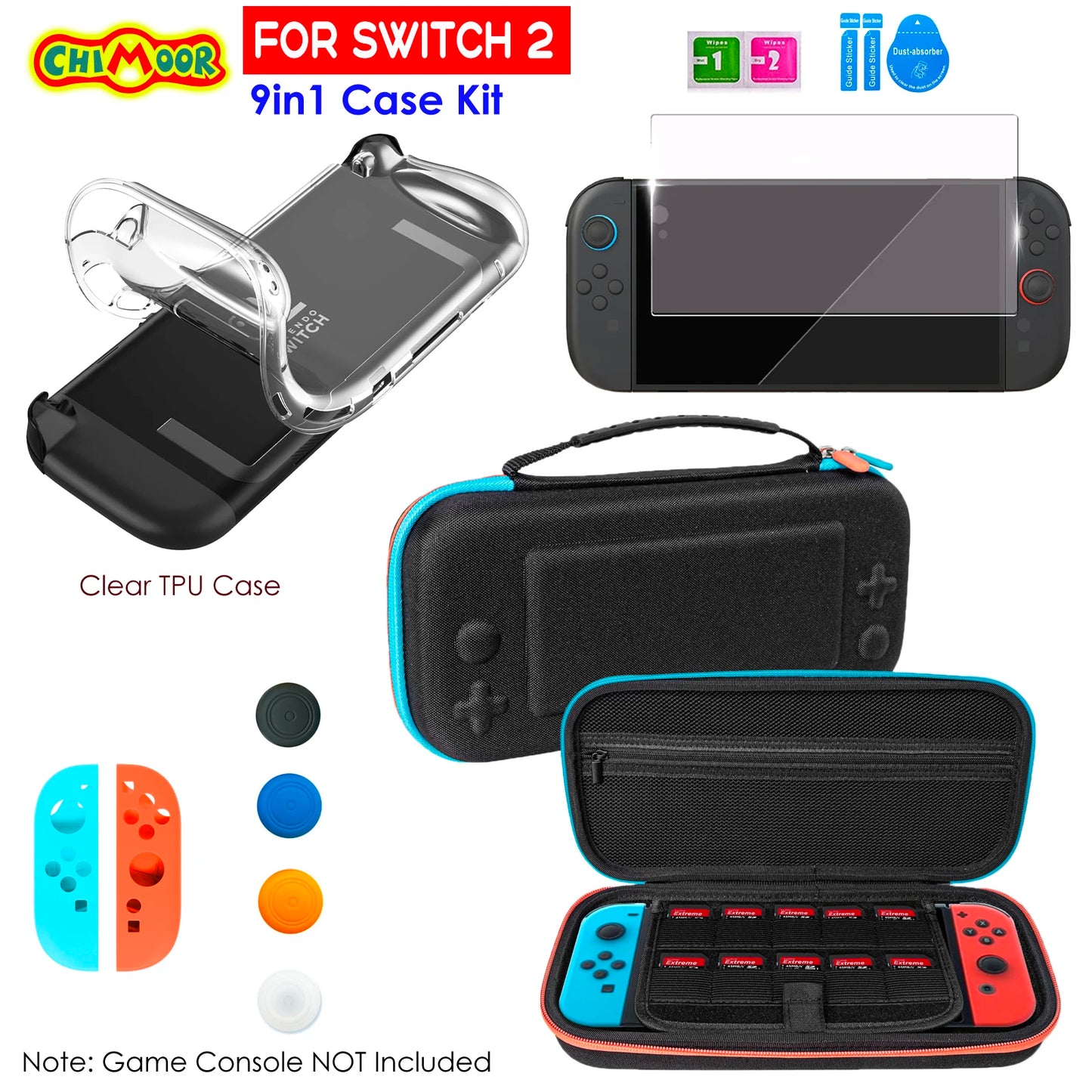 Étui de protection pour console portable 2025 — housse TPU, anti-rayures, absorption des chocs, poignée ergonomique