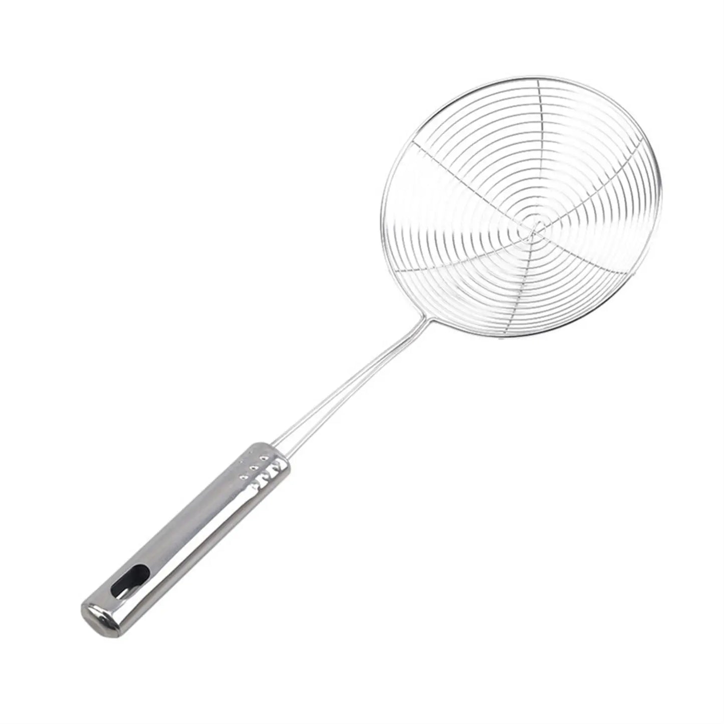 Stainless Steel Frying Colander, French Fry Spoon, Wire Mesh Skimmer, Strainer, Fryer Spoon, Sieve, Kitchen Supplies, 1/3/5 Pcs