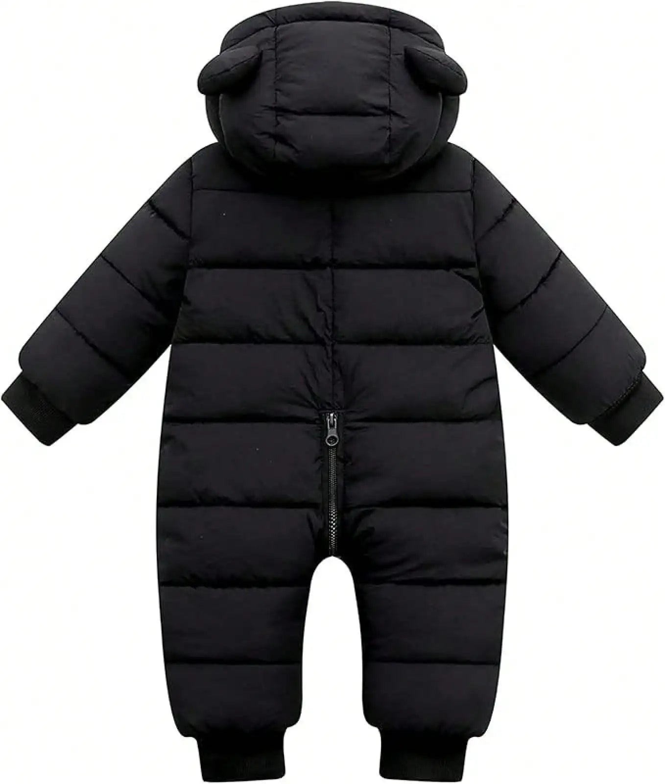 Combinaison de Neige Bébé Hiver À Capuche — Garçon Fille Manteau Zipper
