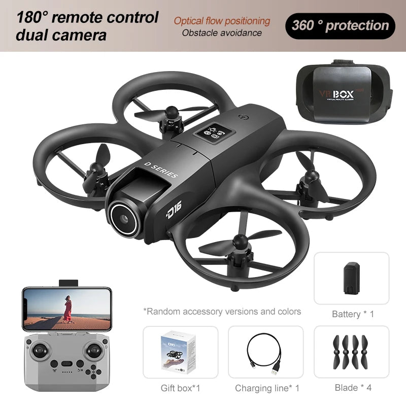 Drone GPS 8K — Double Caméra HD, Évitement Obstacles, Moteur Brushless, Flux Optique