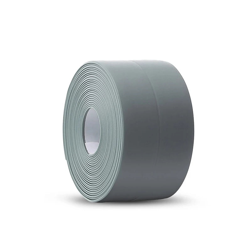 Cinta de sellado de PVC autoadhesiva para bañera, 3.2M, resistente al aceite, adhesivo de pared para esquina de borde de fregadero de cocina, tira de sellado impermeable para inodoro