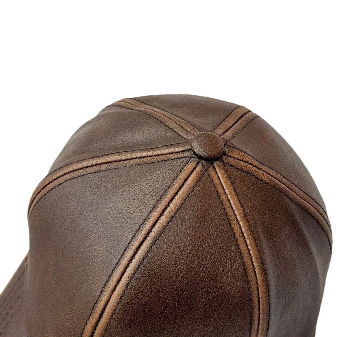 Casquette de baseball en simili cuir unisexe — snapback réglable, street, hip hop, trucker, hiver, 4 saisons