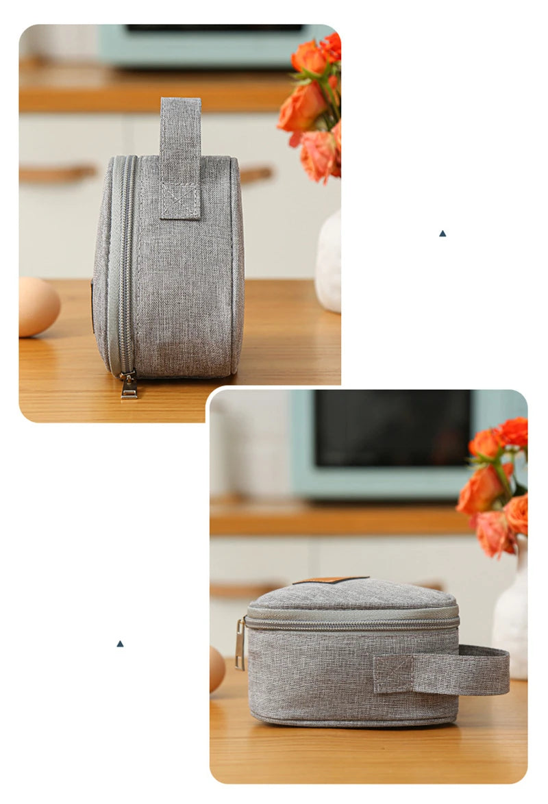 Mini sac isolant triangulaire en aluminium, refroidisseur thermique, fourre-tout pour étudiant, sac boule de riz, boîte à déjeuner, sacs de transport pour déjeuner Bento