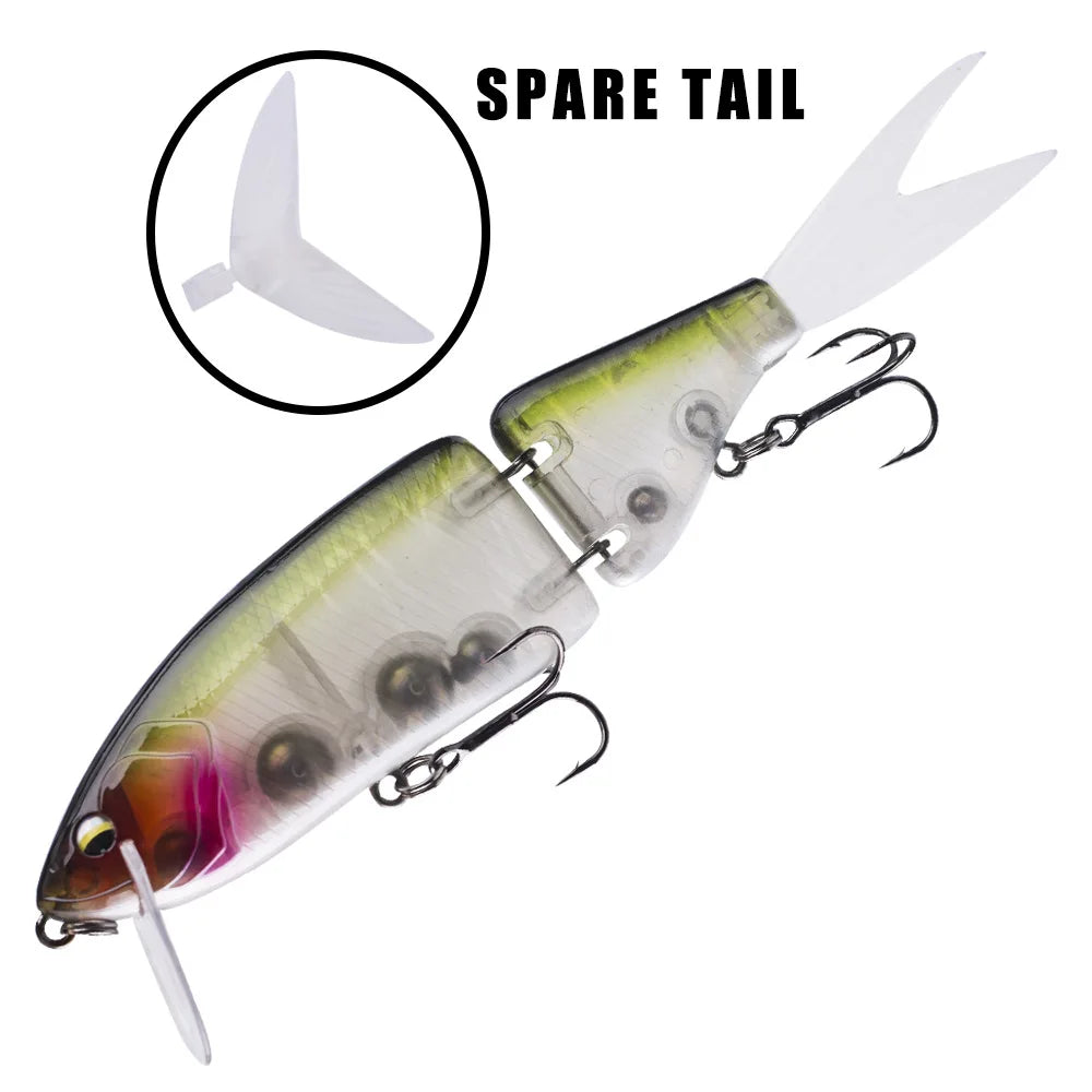 Leurre Flottant Truite Vairon Articulé — Jerkbait Swimbait Brochet & Prédateur