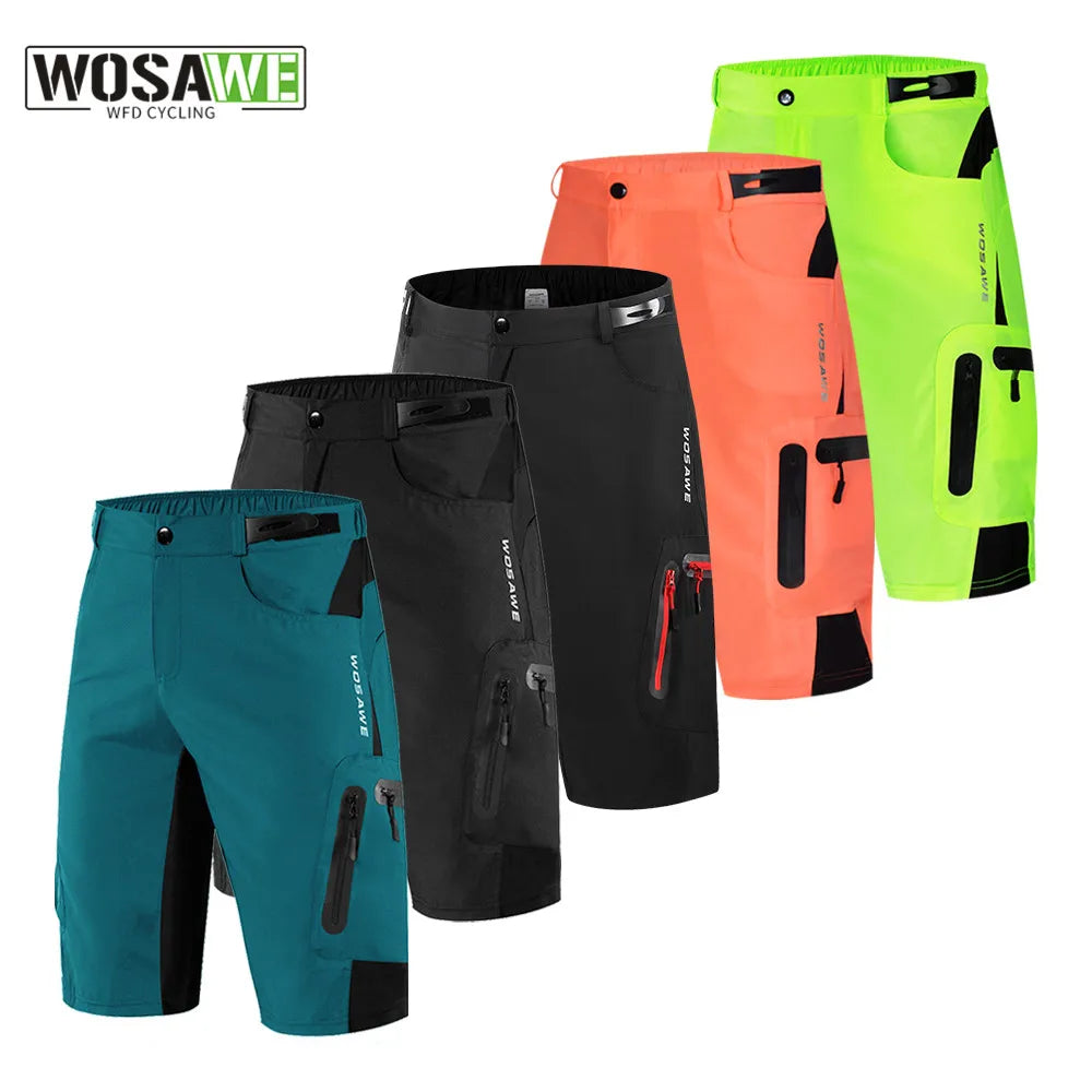 Shorts motocross course moto — VTT, descente, vélo, été, pantalons courts