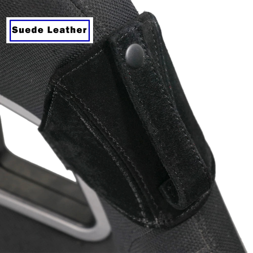 Support de ceinture de sécurité en cuir pour siège baquet de voiture de course JDM, guide et protecteur de ceinture