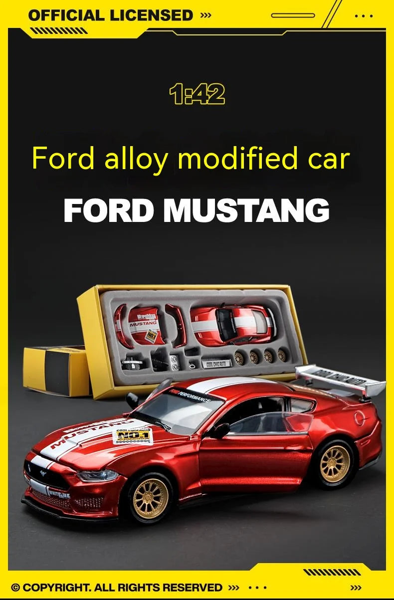 Modèle voiture alliage 1:43 muscle car personnalisable — collection, amateurs, cadeau