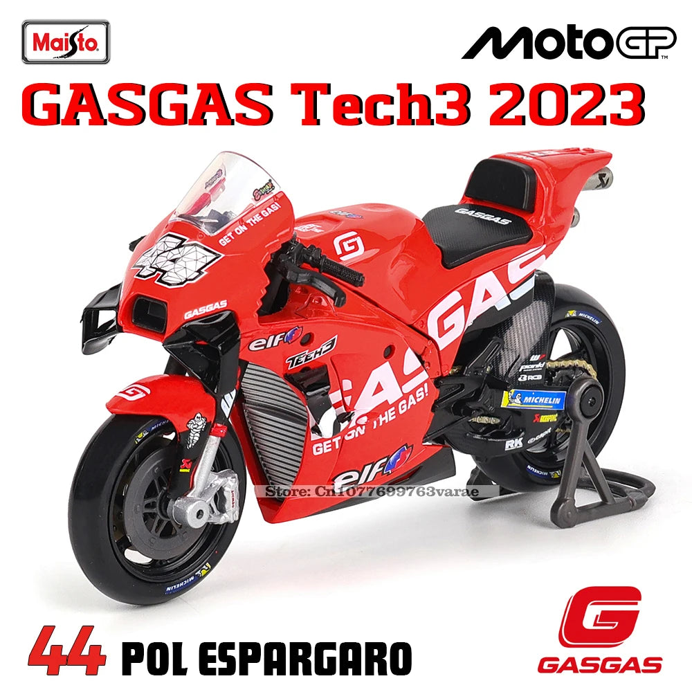 Maisto 1:18 2024 Equipo Ducati Lenovo # 1 Bagnaia Piloto Campeón Moto GP Carrera Aleación Fundida Modelo de Motocicleta Colección Regalo Juguete