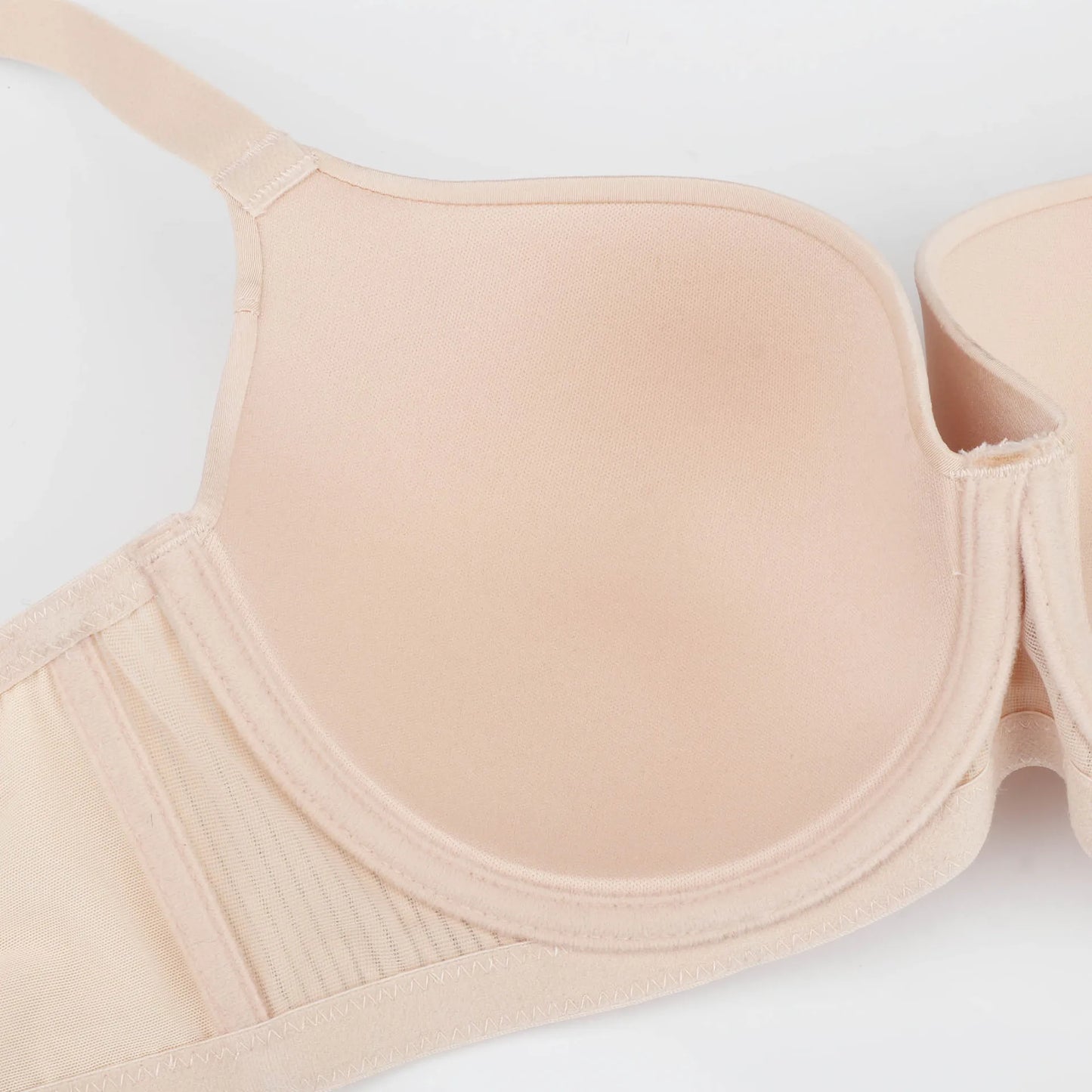 T-shirt Push Up grande taille pour femmes, soutien-gorge à armatures, Lingerie de soutien légèrement rembourrée, 75 80 85 90 95 B C D E F