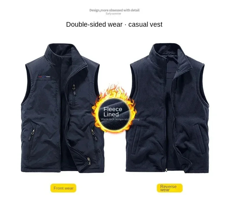 Chaqueta de senderismo para hombre, abrigo térmico, cálido, informal, metropolitano, glaMan, ropa térmica de lujo, talla grande, moda, invierno