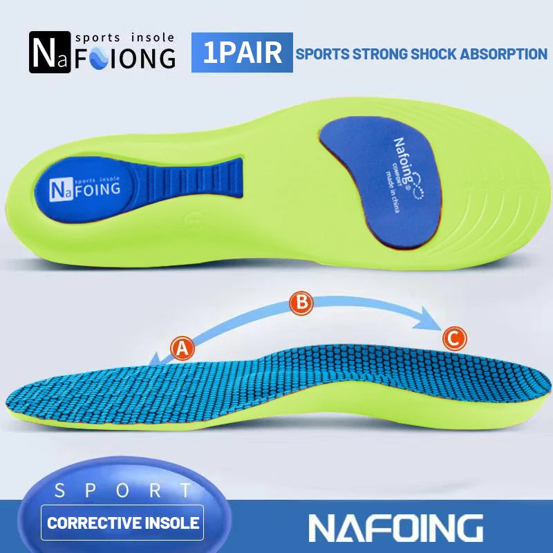 Plantillas ortopédicas para pies, plantillas deportivas que absorben los golpes para zapatos, soporte de arco, modelos de fascitis plantar, almohadillas para hombres y mujeres