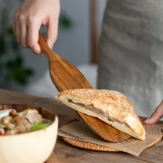 Cuchara de arroz de madera, espátula, espátula para bistec, salsa para freír, utensilios de cocina antiadherentes, espátula, accesorios de cocina, accesorios de cocina