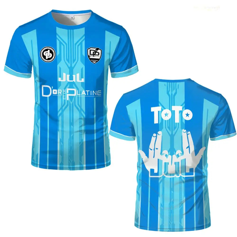 Maillot de football co-brandé — respirant, séchage rapide, chemise de sport