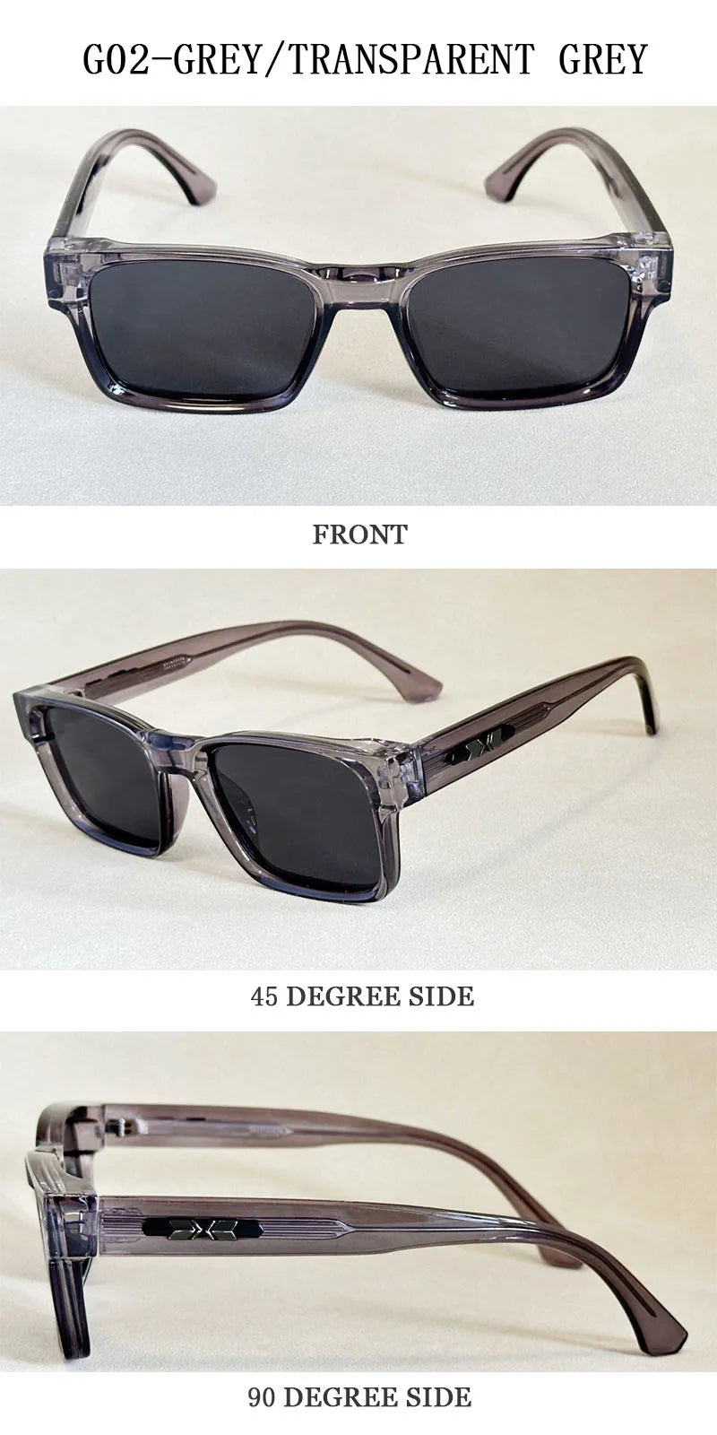 Lunettes de soleil carrées rétro pour hommes — vintage, femmes, à la mode, livraison directe