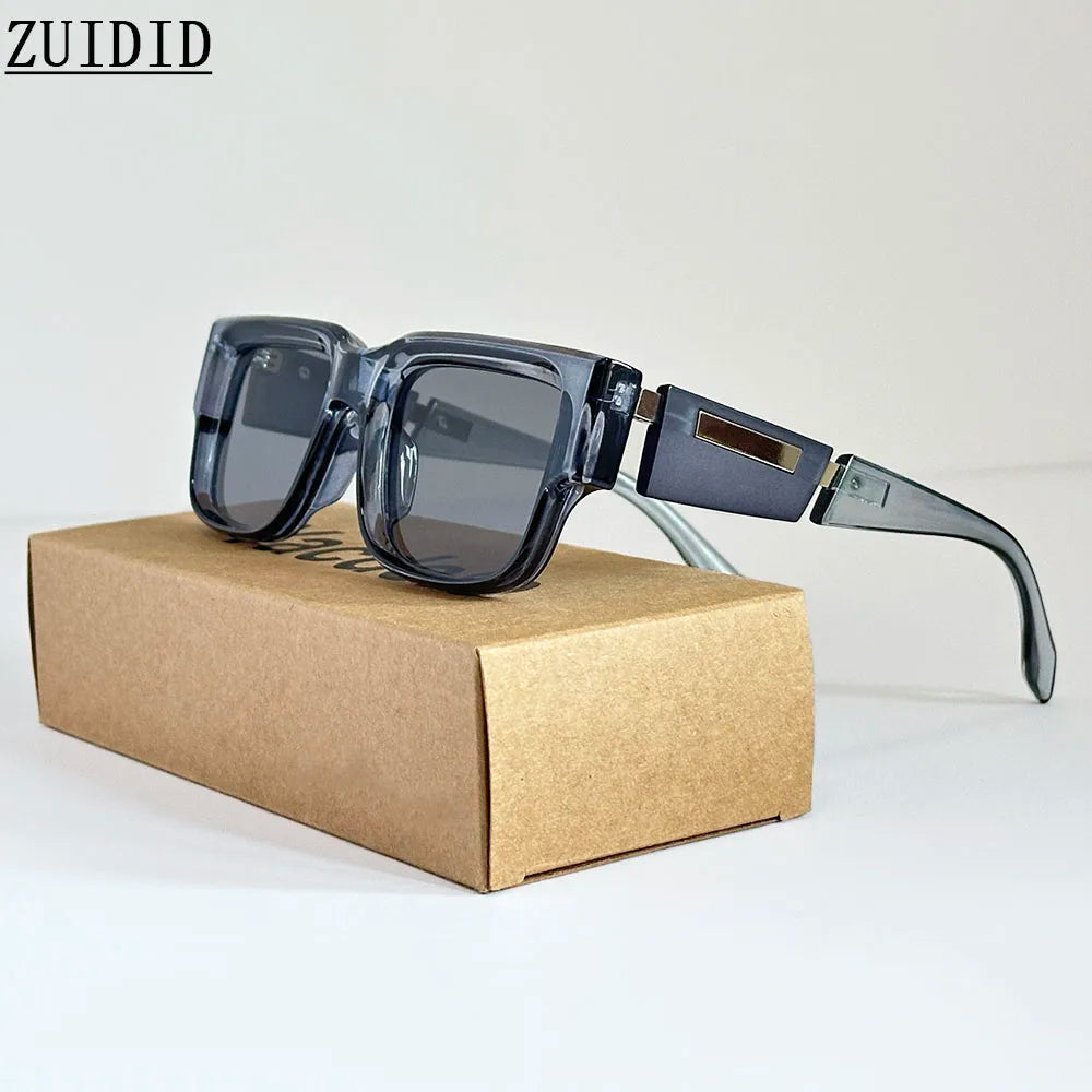 Lunettes de soleil carrées pour hommes et femmes — vintage, mode, vacances été