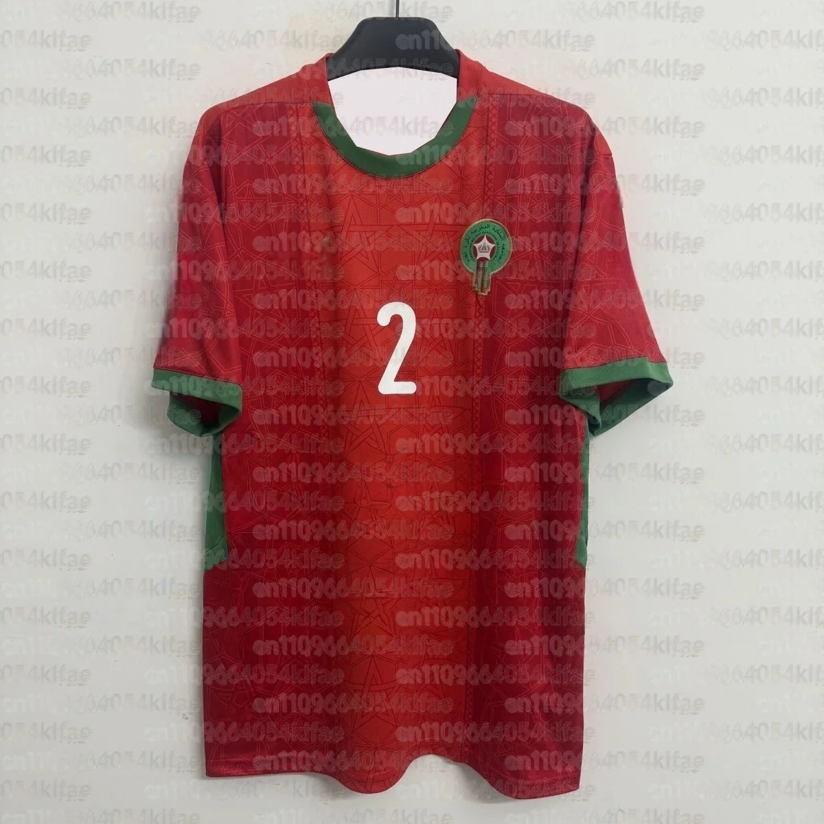 Conjunto de camisetas de fútbol de Marruecos 2025 para casa y visitante, estampado 3D, manga corta, para deportes al aire libre, camiseta para adultos y niños