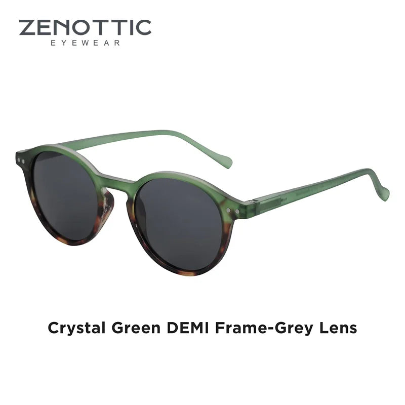 Lunettes de soleil polarisées circulaires rétro 2026 — petites rondes, UV400, vintage, hommes femmes
