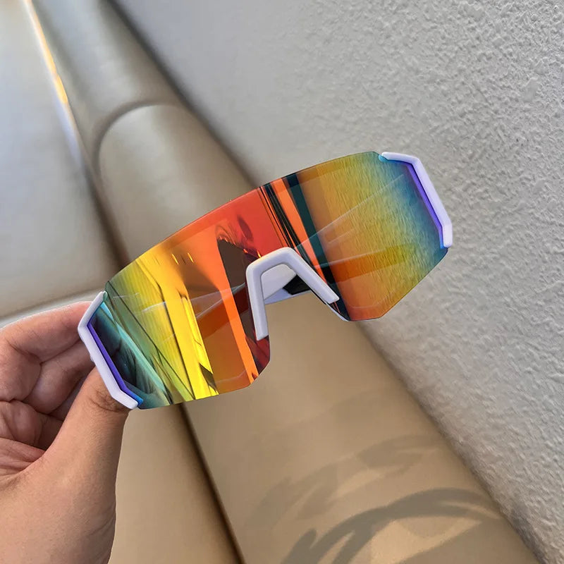 1/2 Pieces Cycling Sunglasses Women UV400 Anti-sand Eye Protector Sunglasses Outdoor Sports Anti-Radiation Protection Glasses Lens