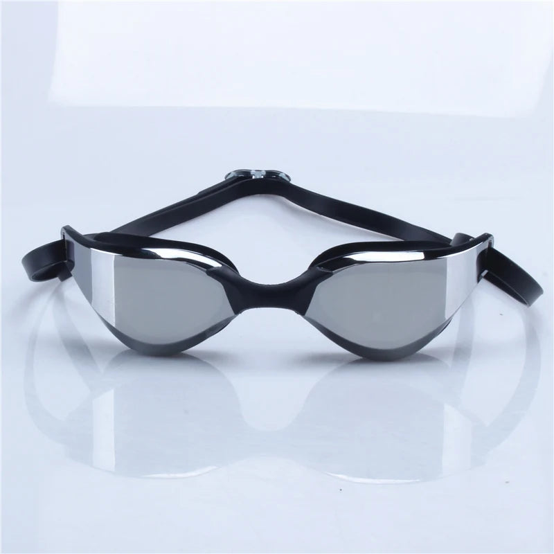 Lunettes De natation professionnelles Anti-buée, galvanoplastie, étanche, en Silicone, professionnelles