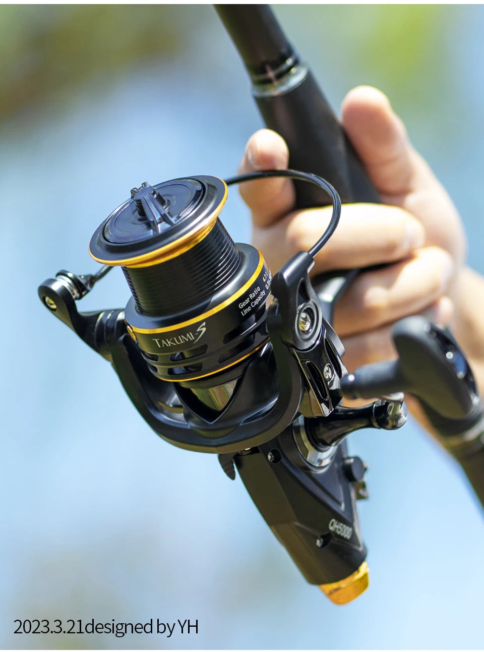 LINNHUE moulinet de pêche à la carpe moulinet QH3000-9000 fort Double traînée 20kg Carretilha Pesca moulinet de mer pêche bobine de rechange gratuite