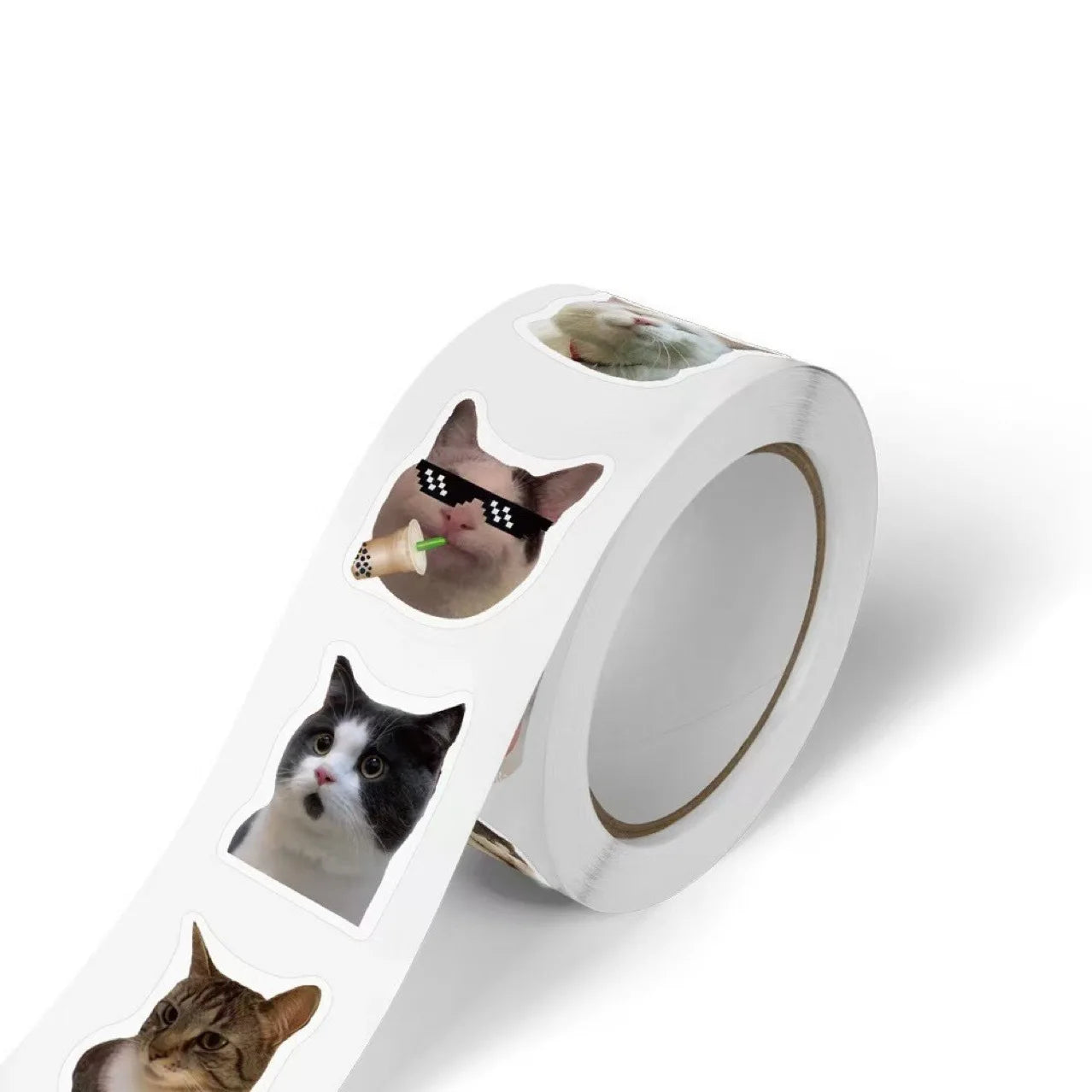 Cute Cat Graffiti Stickers, 500 Pieces, for Notebooks, Water Bottles, Luggage, Phone Cases, DIY Decoration and Kids' Stickers