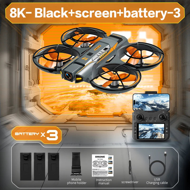 Drone mini 8K GPS professionnel — photographie aérienne HD, caméra 5G, quadricoptère UAV