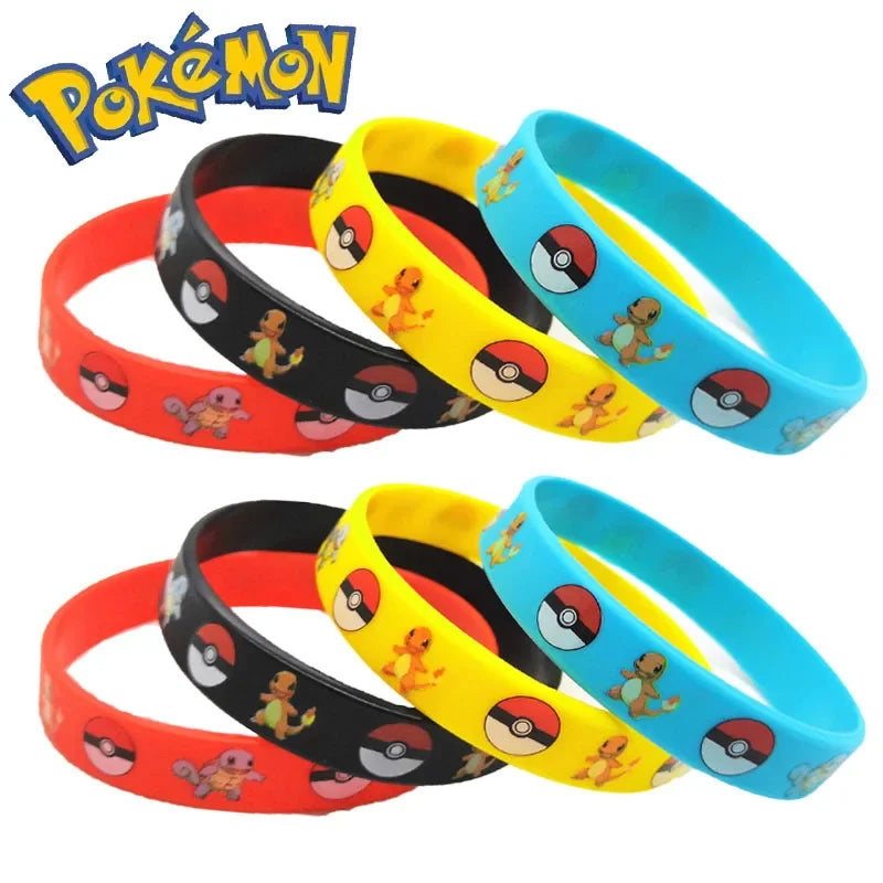 Bracelets dessin animé en silicone pour enfants — 12 pièces, accessoires fête, cadeau, Cosplay
