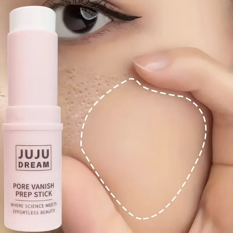 JUJU DREAM Pore Vanish Prep Stick - Pore Minimizing Prep Stick, Face Makeup Primer, Oil Control, for Smooth Makeup