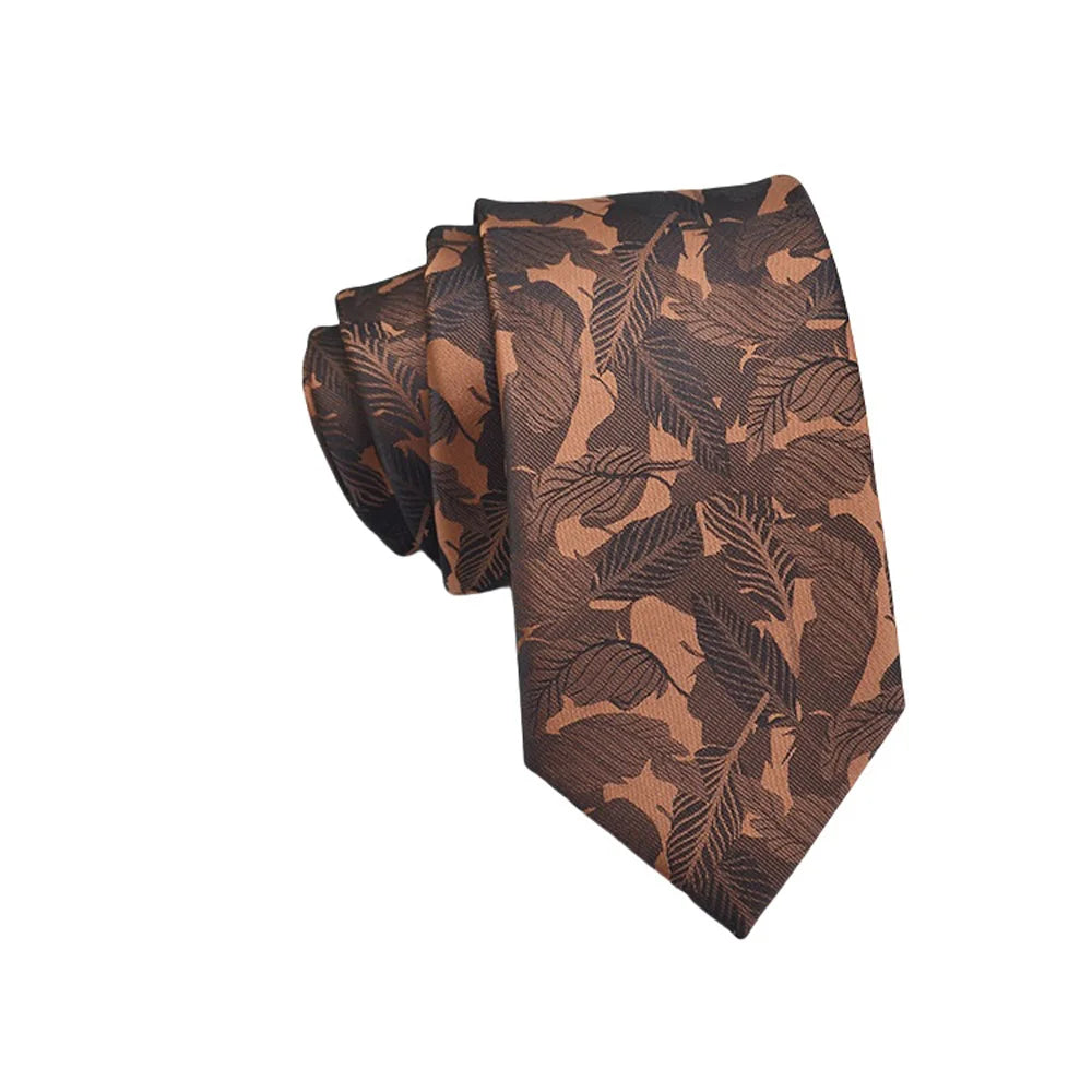High Quality Men's Jacquard Floral Dot 8cm Tie Accessories Daily Wear Shirt Suit Tie Wedding Party Gifts Tie