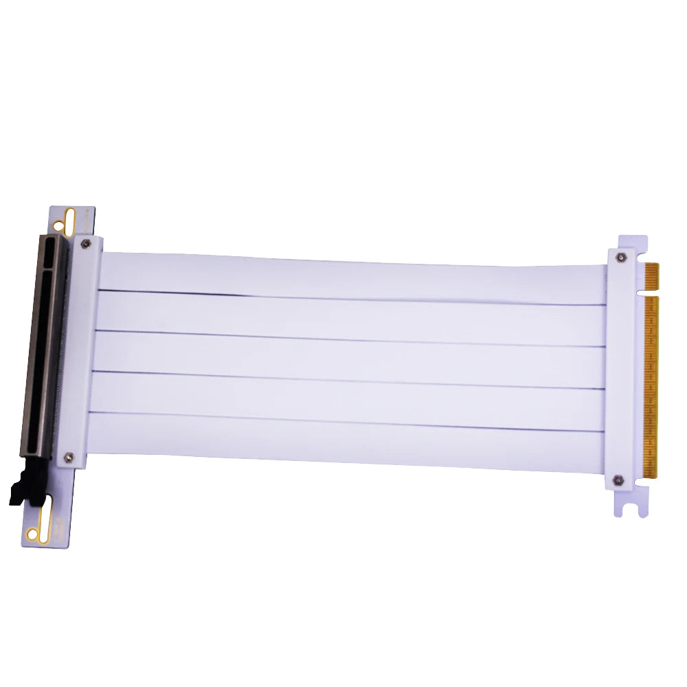 Câble Riser PCI-E 4.0/5.0 X16 TISHRIC pour Carte Graphique, Blindage EMI, Extension Flexible Express Gen 4 pour GPU