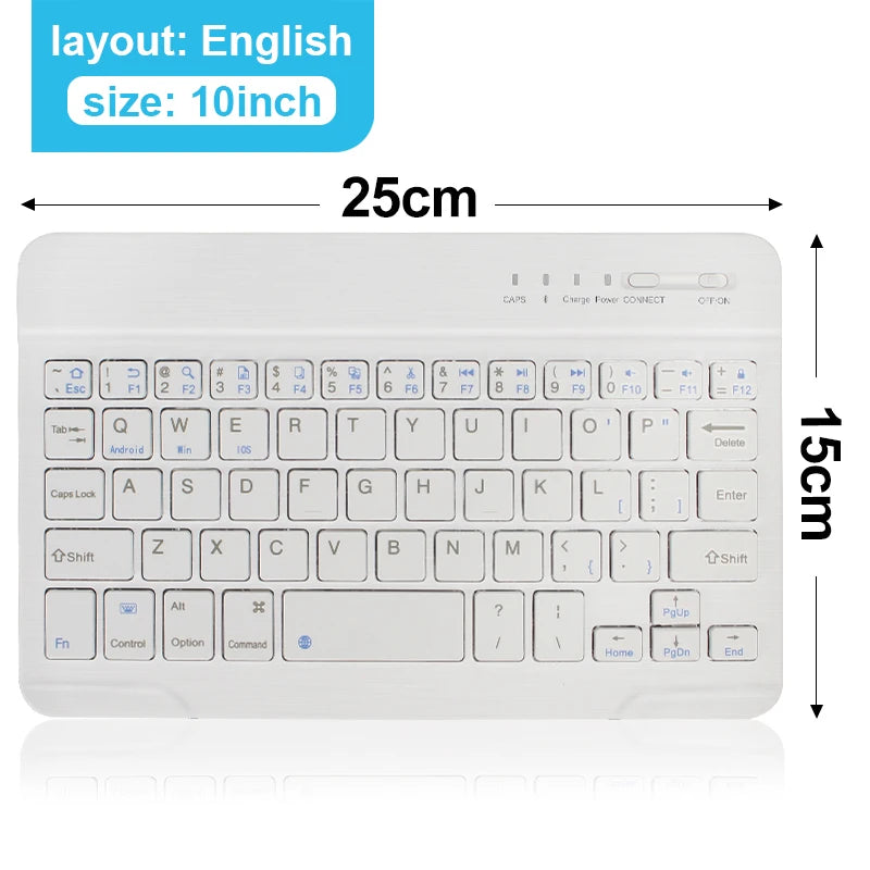 Bluetooth 5.1 Wireless Keyboard Mini Keyboard 200mAh Rechargeable Keyboard Gaming Keyboard for Laptop Tablet Android iOS Windows