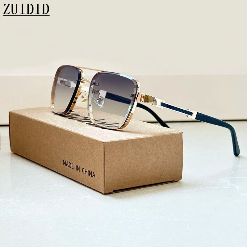 Lunettes de soleil carrées pour hommes et femmes — vintage, mode, rétro, 2025 (v3)