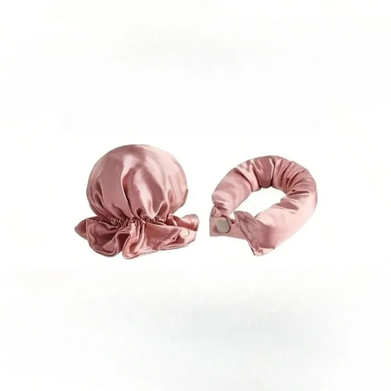Lot de 2/4/6 pièces : Kit de bouclage sans chaleur en satin, bigoudis doux pour boucles de nuit, pour dormir, pour des boucles sans chaleur, bonnet de nuit pour boucles