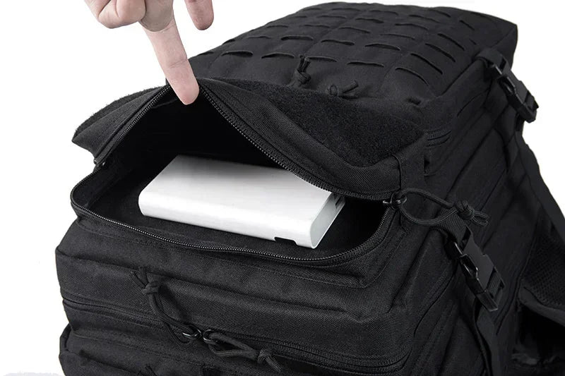 Sac à Dos Tactique Plein Air 25L/45L Homme Femme — Randonnée École Porte-Bouteille