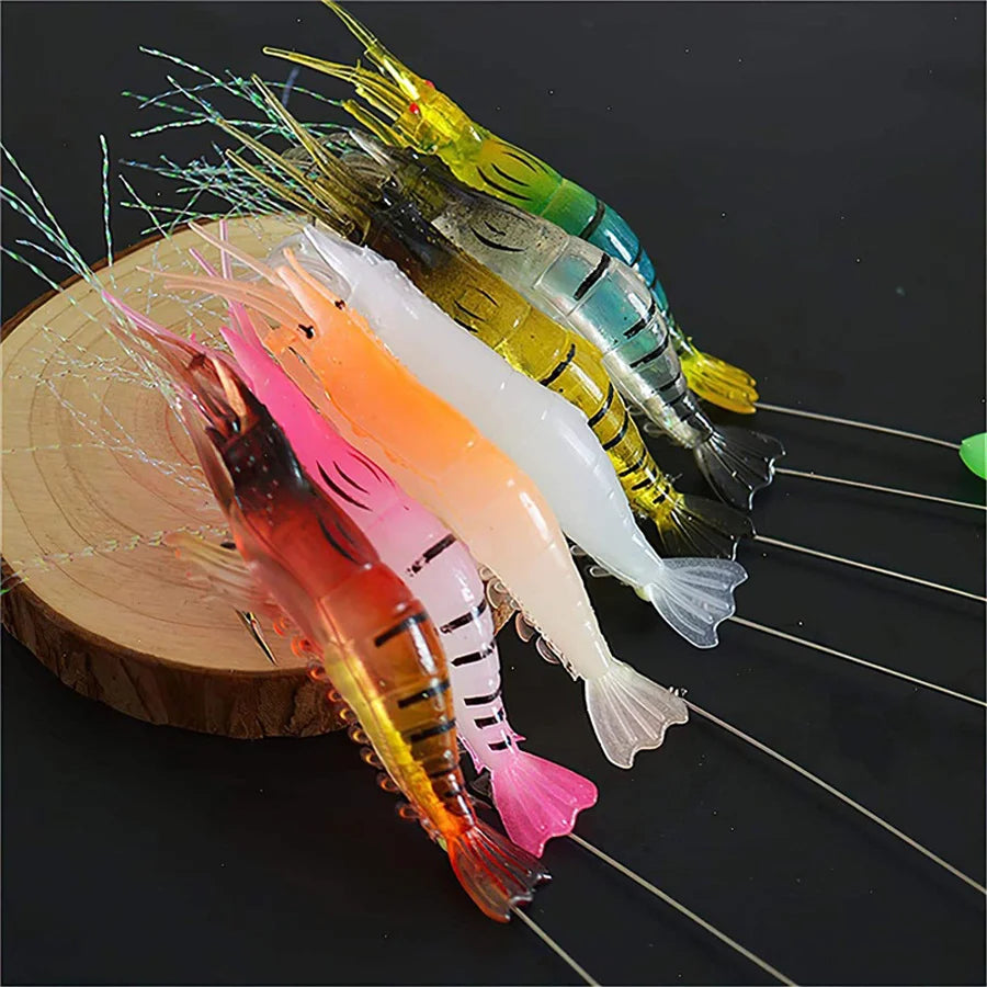 3 pièces/7 pièces leurres de crevettes leurres de pêche appâts de pêche artificiels Isca Ascesorios artificiels Pesca