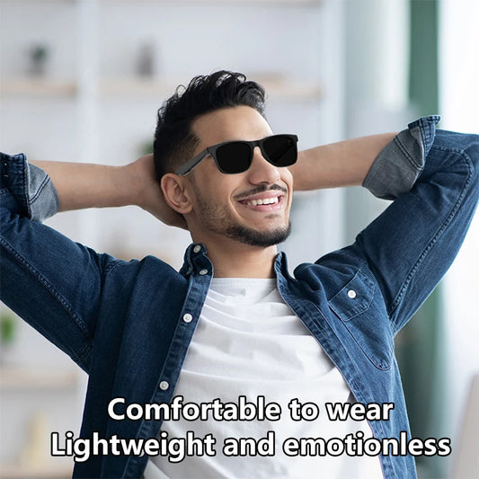 Gafas inteligentes Lenovo Control remoto táctil Cámara de fotos Grabación Traductor Asistente de voz Adultos Gafas inalámbricas Bluetooth