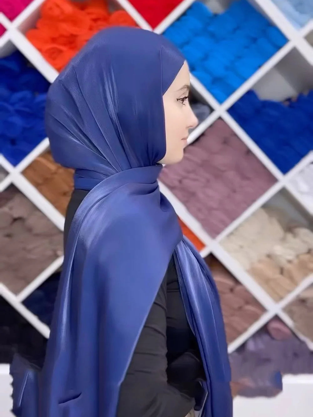 Hiyabs de gasa de primera calidad para mujer, velo turbante suave y largo, bufandas musulmanas, chales hiyab, cubierta para la cabeza islámica, accesorios de Ramadán