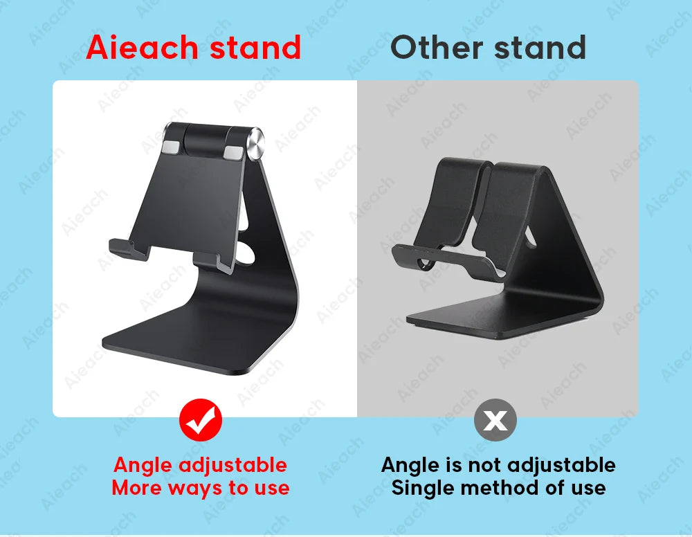 Support de tablette réglable en métal pour bureau — universel, 7 à 11 pouces, Android, iOS