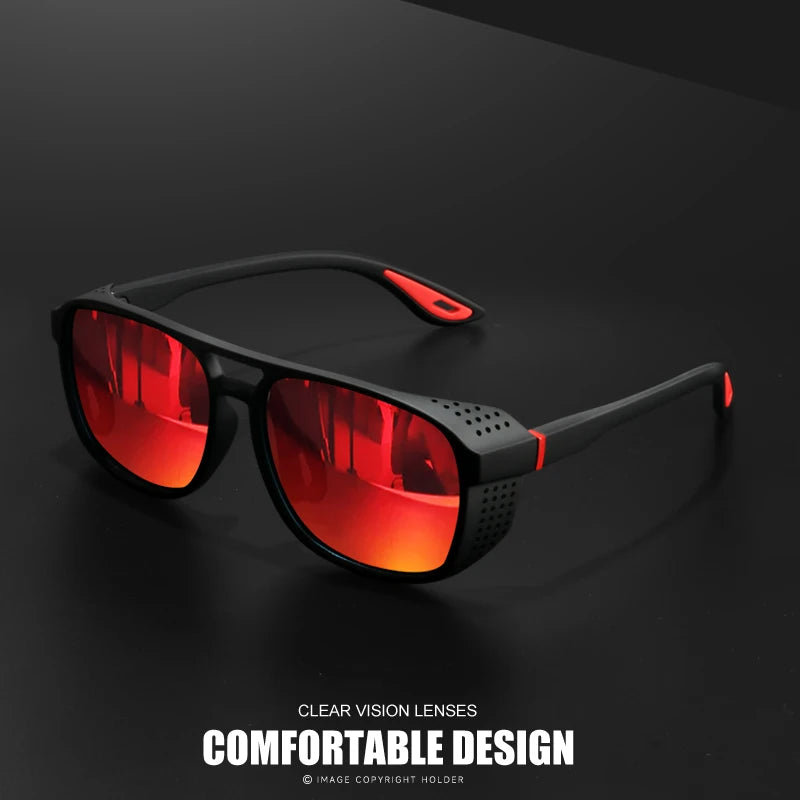 Lunettes de soleil polarisées de sport 1 pièce/3 pièces, design coupe-vent, adaptées au cyclisme et à la course en plein air, légères UV400