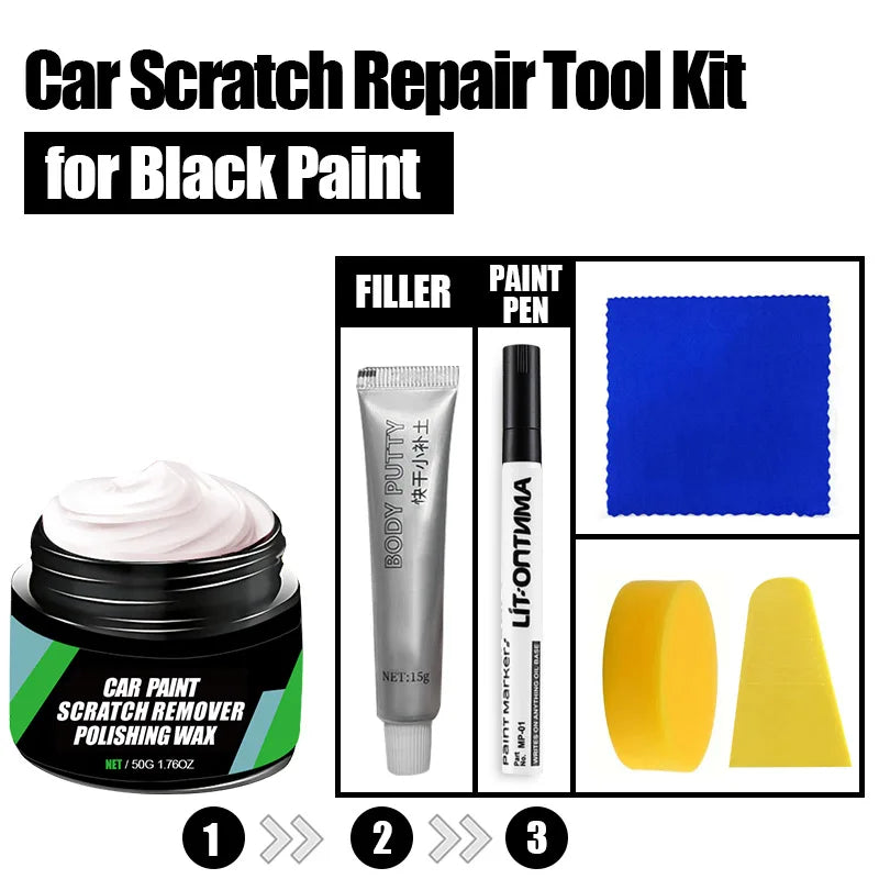 Car Scratch Remover, Paint Care Tools, Auto Swirl Remover, Scratch Repair, Polishing, Car Body Grinding Compound, Anti-Scratch Wax