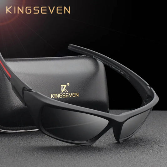 Lunettes de soleil homme polarisées TR90 — vision nocturne, miroir, UV400, 2024