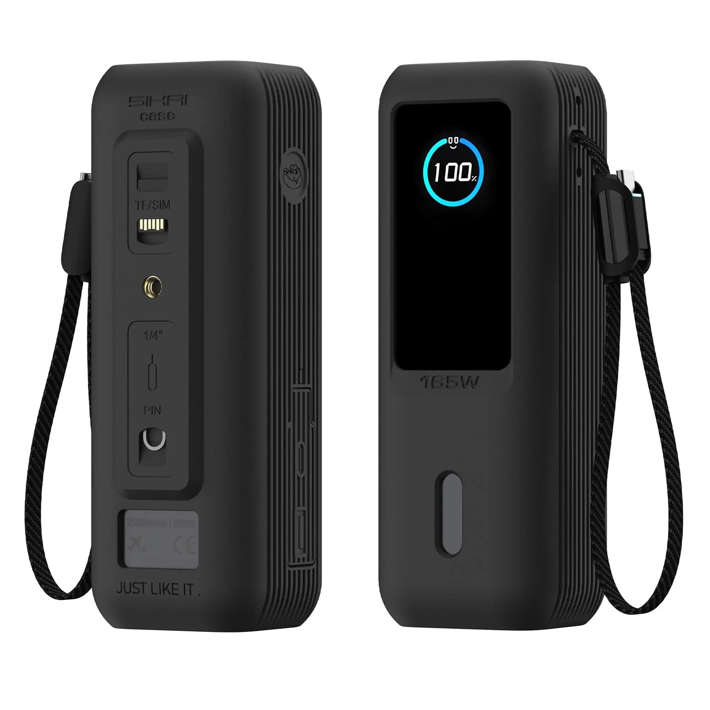 Étui de chargeur portable en silicone SIKAI pour Anker zolo 2in1165W PowerBank, housse antichoc