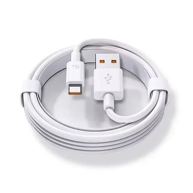 Câble de données USB 6A vers Type-C charge rapide compatible smartphones Android
