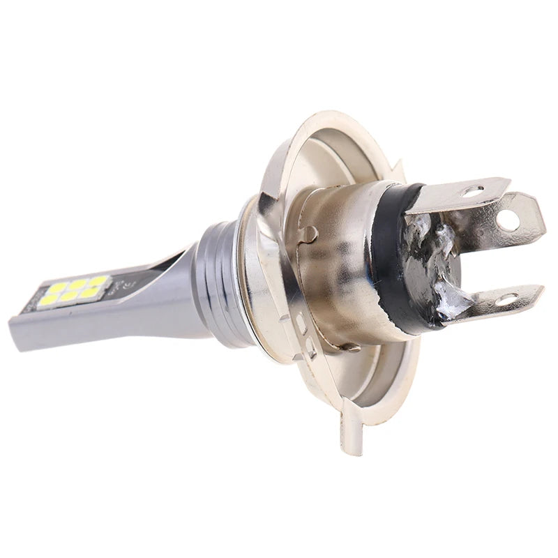 Ampoules LED H4 200W 12000LM Hi/Lo — Phare Antibrouillard Voiture Remplacement